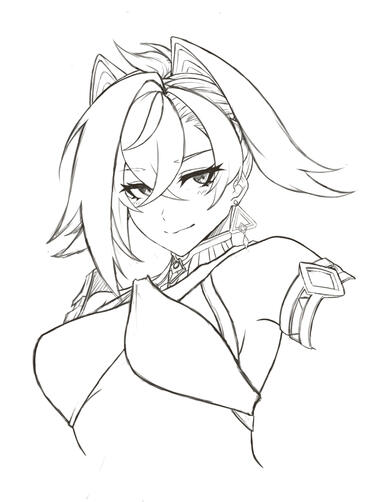Dehya from Genshin Impact