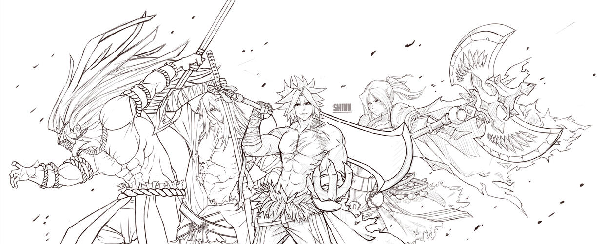 My favorite characters from DNF Duel