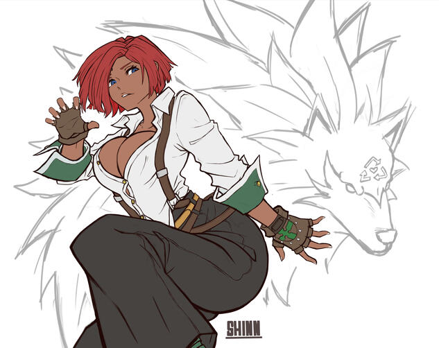 Giovanna and Rei from Guilty Gear