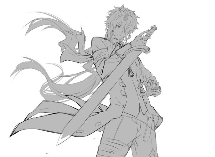 Blade from Honkai Star Rail